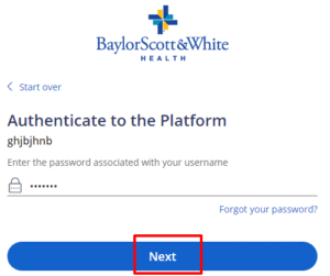 BSWConnect Login