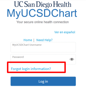 UCSD MyChart Login 