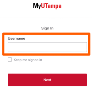 MyUTampa Login