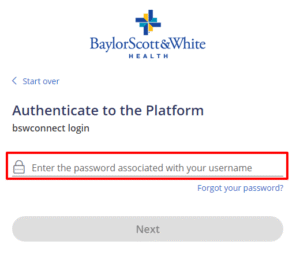 bswconnect login