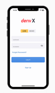 deriv login