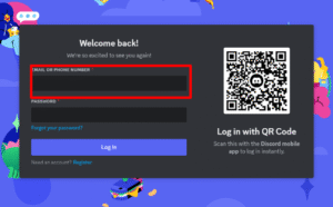 login discord