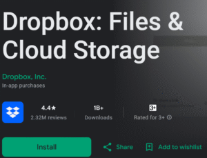 dropbox login