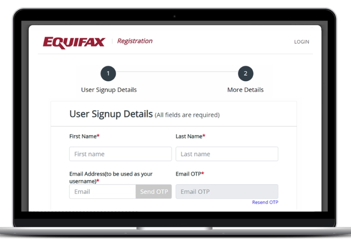 Equifax login