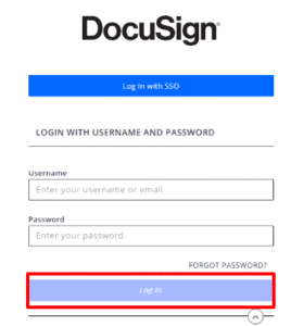 login docusign