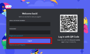 login discord