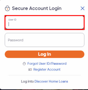 login discover card