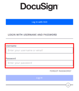 login docusign