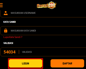 GACOR200 login