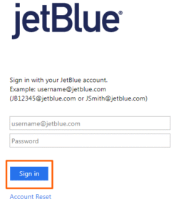 HelloJetBlue Login