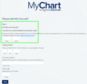 MyPennMedicine login