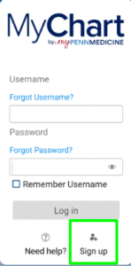 MyPennMedicine login