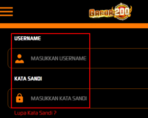 GACOR200 login